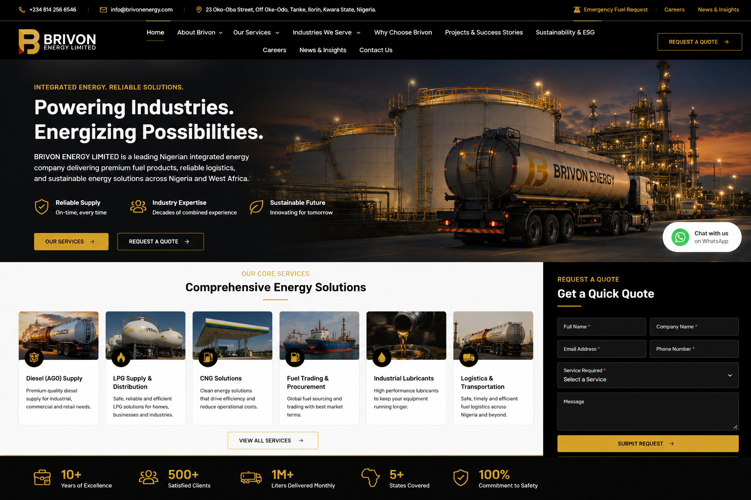 BRIVON ENERGY LIMITED